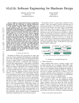 hlslib: Software Engineering for Hardware Design