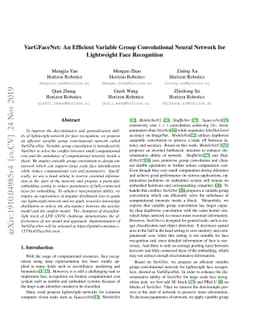 VarGFaceNet: An Efficient Variable Group Convolutional Neural Network
  for Lightweight Face Recognition