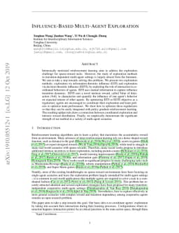 Influence-Based Multi-Agent Exploration