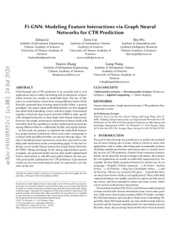 Fi-GNN: Modeling Feature Interactions via Graph Neural Networks for CTR
  Prediction
