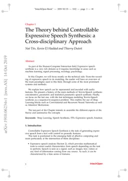 The Theory behind Controllable Expressive Speech Synthesis: a
  Cross-disciplinary Approach