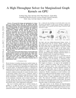 A High-Throughput Solver for Marginalized Graph Kernels on GPU
