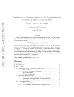 Consistency of Bayesian inference with Gaussian process priors in an
  elliptic inverse problem
