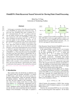 PointRNN: Point Recurrent Neural Network for Moving Point Cloud
  Processing