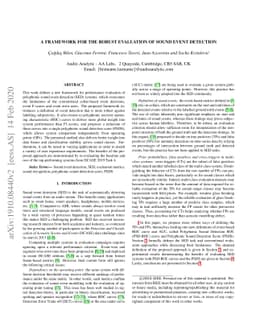 A Framework for the Robust Evaluation of Sound Event Detection