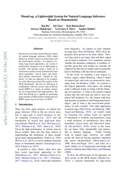 MonaLog: a Lightweight System for Natural Language Inference Based on
  Monotonicity