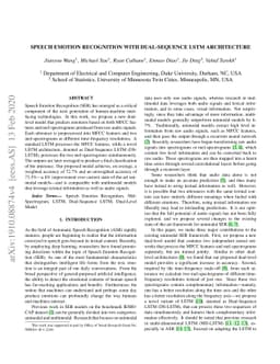 Speech Emotion Recognition with Dual-Sequence LSTM Architecture