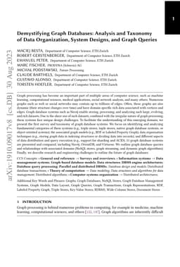 Demystifying Graph Databases: Analysis and Taxonomy of Data
  Organization, System Designs, and Graph Queries