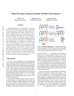 MeteorNet: Deep Learning on Dynamic 3D Point Cloud Sequences