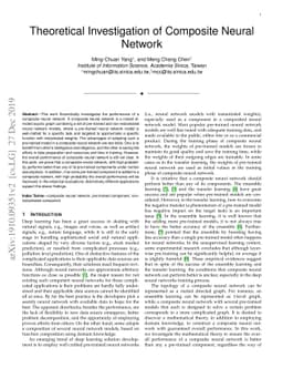 Theoretical Investigation of Composite Neural Network