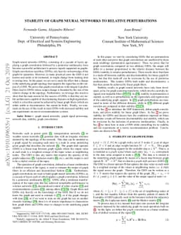 Stability of Graph Neural Networks to Relative Perturbations