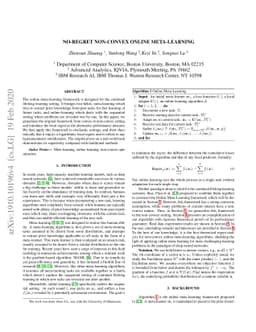 No-regret Non-convex Online Meta-Learning