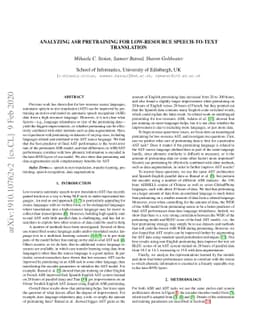 Analyzing ASR pretraining for low-resource speech-to-text translation