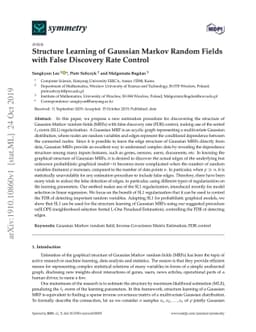 Structure Learning of Gaussian Markov Random Fields with False Discovery
  Rate Control