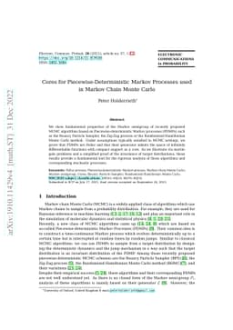 Cores for Piecewise-Deterministic Markov Processes used in Markov Chain
  Monte Carlo