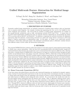 Unified Multi-scale Feature Abstraction for Medical Image Segmentation