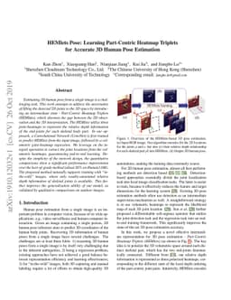 HEMlets Pose: Learning Part-Centric Heatmap Triplets for Accurate 3D
  Human Pose Estimation