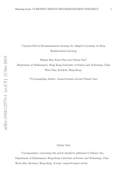 Curiosity-Driven Recommendation Strategy for Adaptive Learning via Deep
  Reinforcement Learning