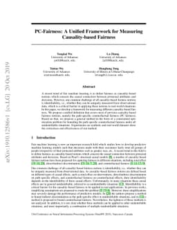 PC-Fairness: A Unified Framework for Measuring Causality-based Fairness