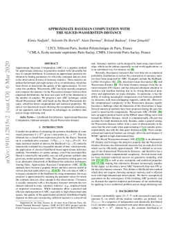 Approximate Bayesian Computation with the Sliced-Wasserstein Distance