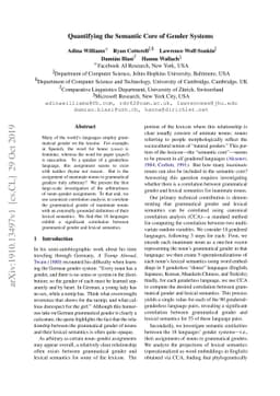 Quantifying the Semantic Core of Gender Systems