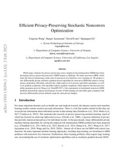 Efficient Privacy-Preserving Stochastic Nonconvex Optimization