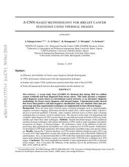 A CNN-based methodology for breast cancer diagnosis using thermal images