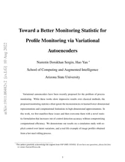 Toward a Better Monitoring Statistic for Profile Monitoring via
  Variational Autoencoders