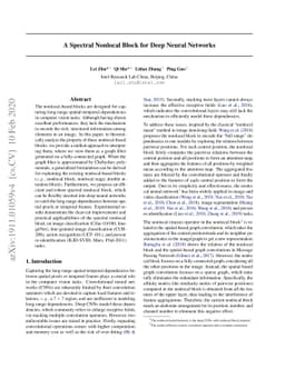 A Spectral Nonlocal Block for Neural Networks