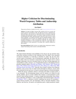 Higher Criticism for Discriminating Word-Frequency Tables and Testing
  Authorship