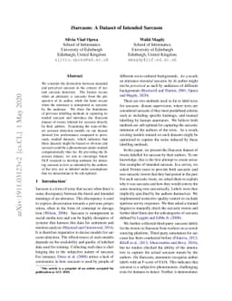 iSarcasm: A Dataset of Intended Sarcasm