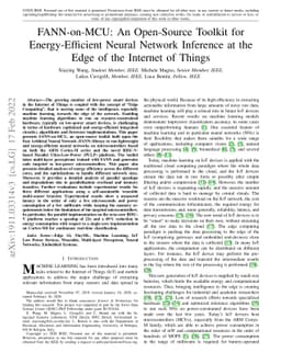 FANN-on-MCU: An Open-Source Toolkit for Energy-Efficient Neural Network
  Inference at the Edge of the Internet of Things