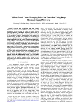 Vision-Based Lane-Changing Behavior Detection Using Deep Residual Neural
  Network