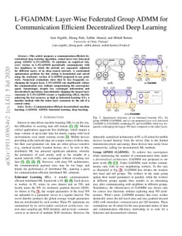 L-FGADMM: Layer-Wise Federated Group ADMM for Communication Efficient
  Decentralized Deep Learning
