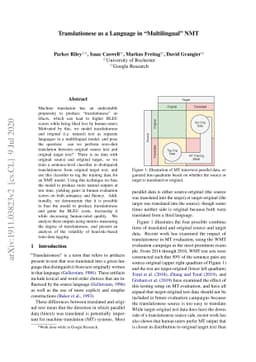 Translationese as a Language in "Multilingual" NMT