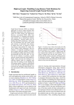 HighwayGraph: Modelling Long-distance Node Relations for Improving
  General Graph Neural Network
