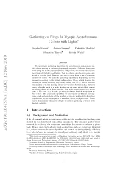 Gathering on Rings for Myopic Asynchronous Robots with Lights