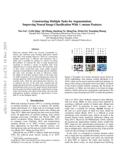 Constructing Multiple Tasks for Augmentation: Improving Neural Image
  Classification With K-means Features
