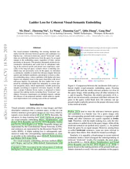 Ladder Loss for Coherent Visual-Semantic Embedding