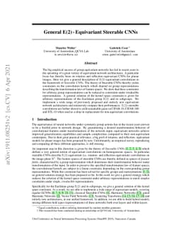 General $E(2)$-Equivariant Steerable CNNs