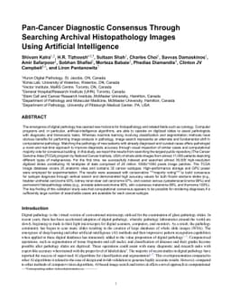 Pan-Cancer Diagnostic Consensus Through Searching Archival
  Histopathology Images Using Artificial Intelligence