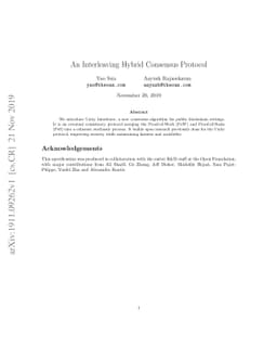 An Interleaving Hybrid Consensus Protocol