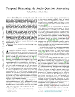Temporal Reasoning via Audio Question Answering