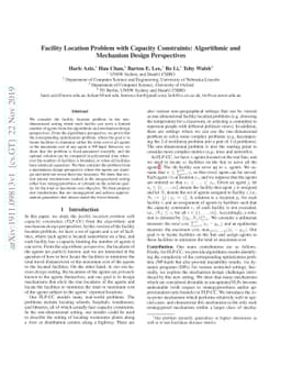 Facility Location Problem with Capacity Constraints: Algorithmic and
  Mechanism Design Perspectives