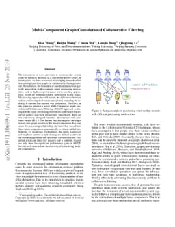 Multi-Component Graph Convolutional Collaborative Filtering