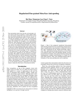 Regularized Fine-grained Meta Face Anti-spoofing