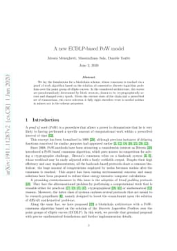A new ECDLP-based PoW model