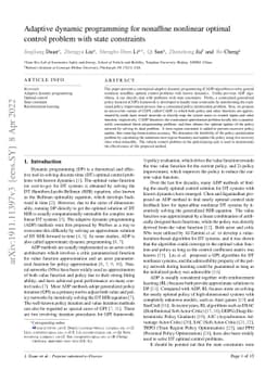 Adaptive dynamic programming for nonaffine nonlinear optimal control
  problem with state constraints