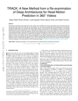 Revisiting Deep Architectures for Head Motion Prediction in 360°
  Videos