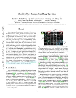 GhostNet: More Features from Cheap Operations